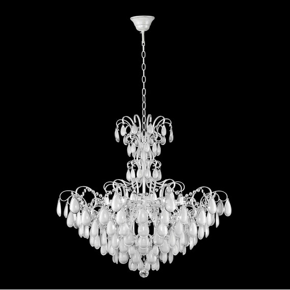 Подвесная люстра Crystal Lux Sevilia SP9 Silver, фото 